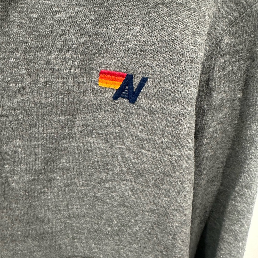 Aviator Nation Ninja Heather Gray Hoodie, Size Small - Picture 3 of 8